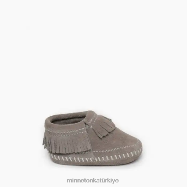 ayakkabı TR Minnetonka çocuklar Riley botu gri F4V6V478