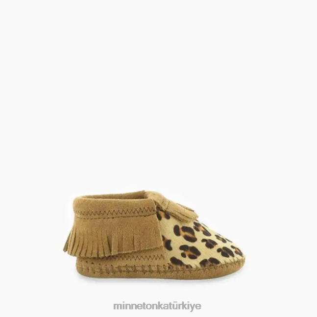 ayakkabı TR Minnetonka çocuklar Riley botu leopar F4V6V480