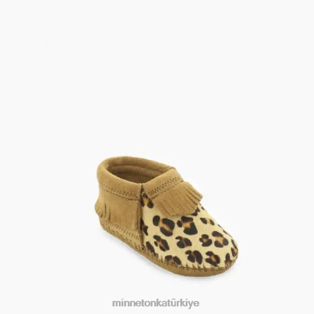 ayakkabı TR Minnetonka çocuklar Riley botu leopar F4V6V480