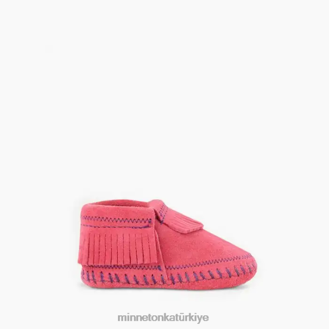 ayakkabı TR Minnetonka çocuklar Riley botu sıcak pembe F4V6V479