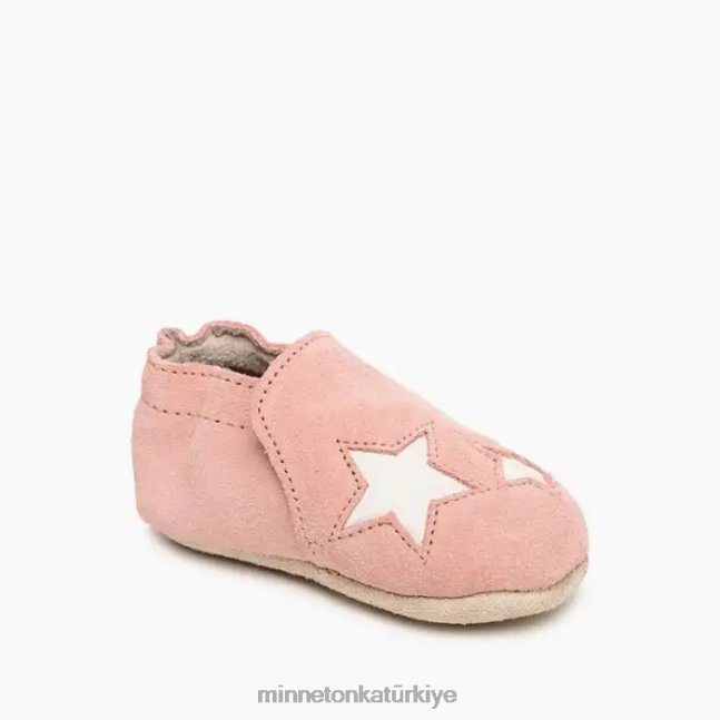 ayakkabı TR Minnetonka çocuklar yıldız bebek patiği kızarmak F4V6V472