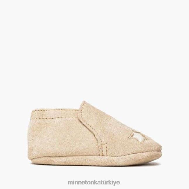 ayakkabı TR Minnetonka çocuklar yıldız bebek patiği taş F4V6V476