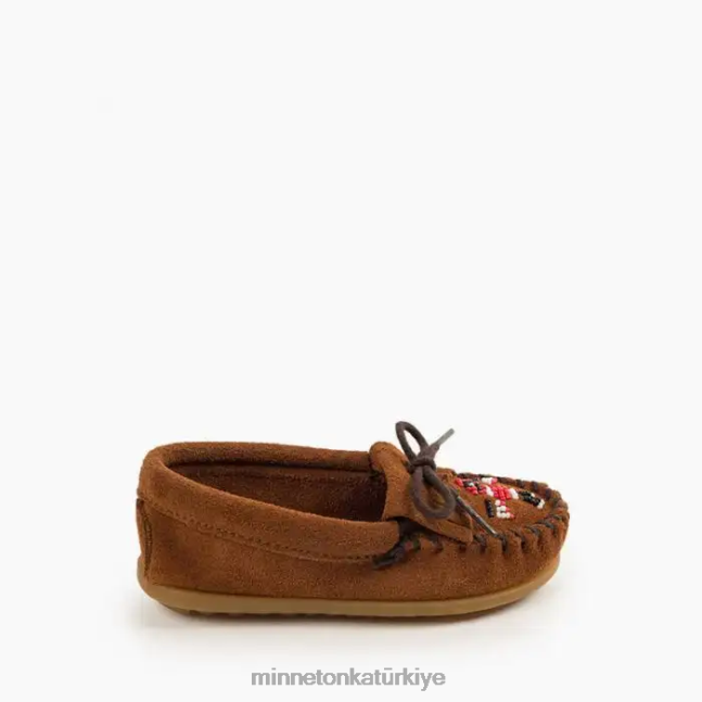 ayakkabı TR Minnetonka çocuklar gök gürültüsü kuşu moc kahverengi F4V6V460