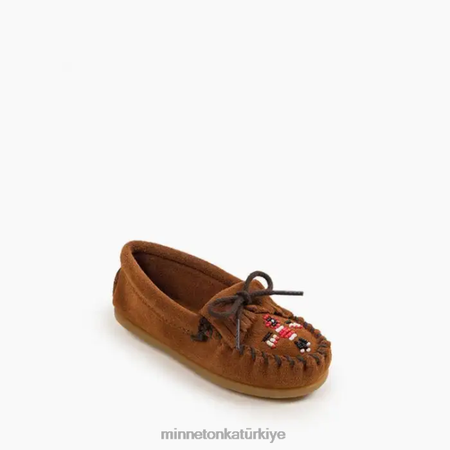 ayakkabı TR Minnetonka çocuklar gök gürültüsü kuşu moc kahverengi F4V6V460