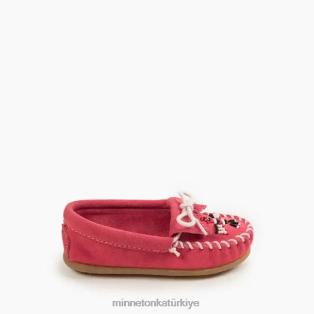 ayakkabı TR Minnetonka çocuklar gök gürültüsü kuşu moc sıcak pembe F4V6V461