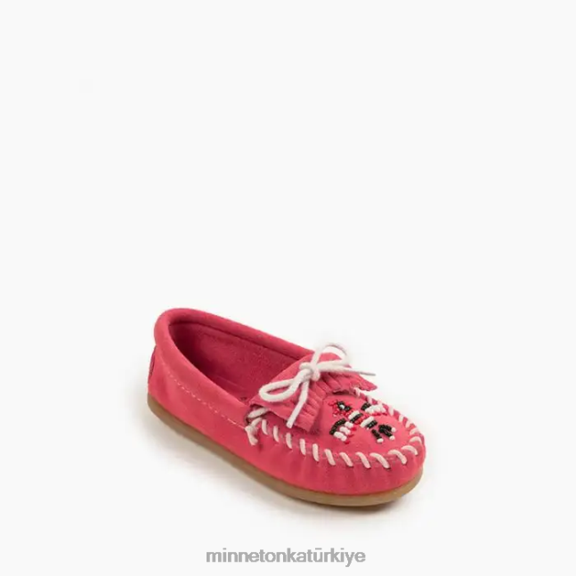ayakkabı TR Minnetonka çocuklar gök gürültüsü kuşu moc sıcak pembe F4V6V461