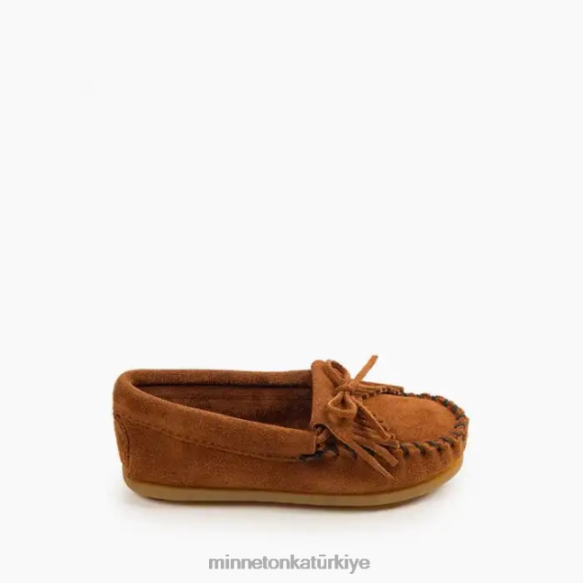 ayakkabı TR Minnetonka çocuklar kilty sert taban kahverengi F4V6V457