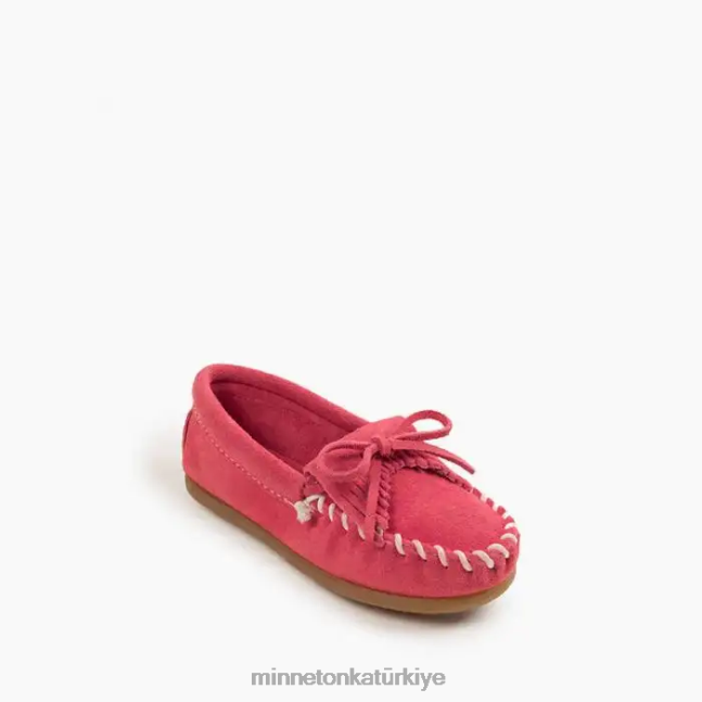 ayakkabı TR Minnetonka çocuklar kilty sert taban sıcak pembe F4V6V459