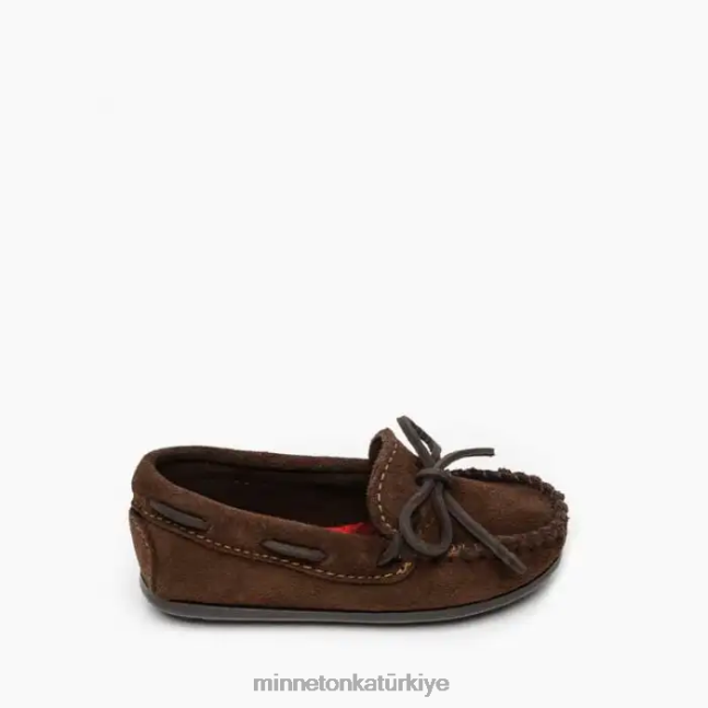 ayakkabı TR Minnetonka çocuklar tekne moc çikolata F4V6V456