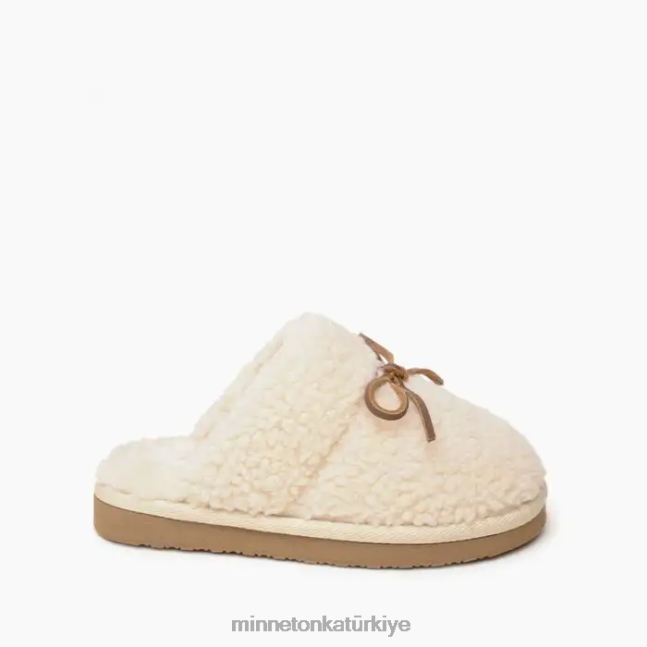 ayakkabı TR Minnetonka çocuklar mini telaşlı sürtünme krem F4V6V509