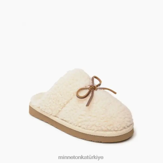 ayakkabı TR Minnetonka çocuklar mini telaşlı sürtünme krem F4V6V509
