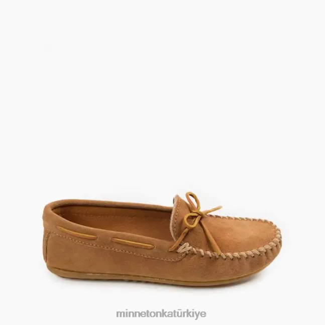 ayakkabı TR Minnetonka erkekler klasik moc boz kahverengi F4V6V330