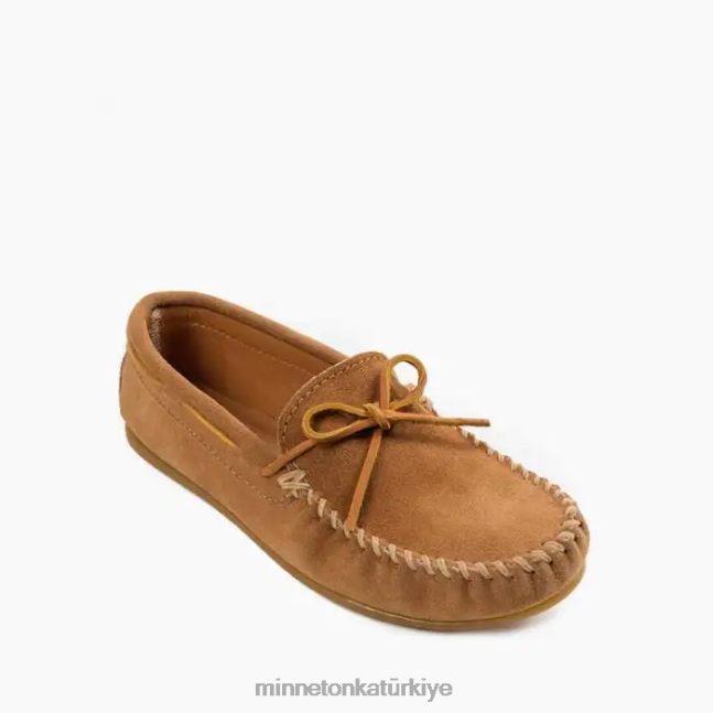 ayakkabı TR Minnetonka erkekler klasik moc boz kahverengi F4V6V330