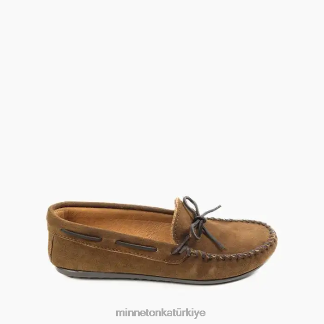 ayakkabı TR Minnetonka erkekler klasik moc tozlu kahverengi F4V6V329