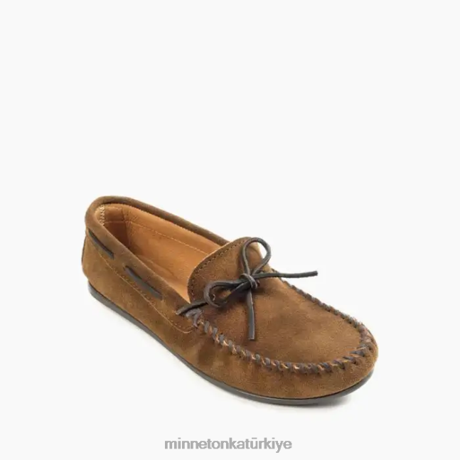 ayakkabı TR Minnetonka erkekler klasik moc tozlu kahverengi F4V6V329
