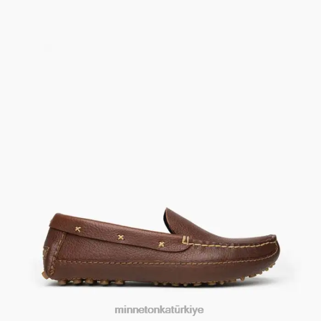 ayakkabı TR Minnetonka erkekler p.w. mokasen sürüş kahverengi F4V6V394