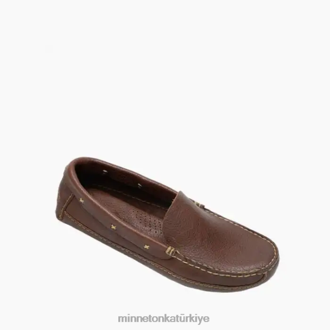 ayakkabı TR Minnetonka erkekler p.w. mokasen sürüş kahverengi F4V6V394
