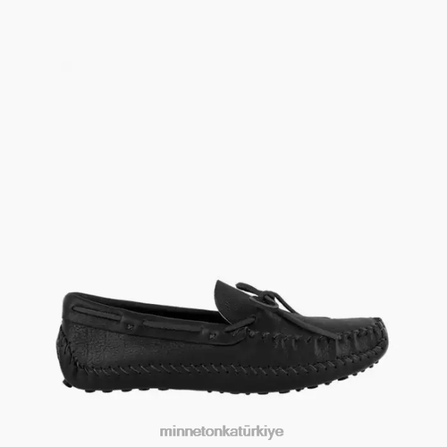 ayakkabı TR Minnetonka erkekler p.w. sürüş moc siyah F4V6V387