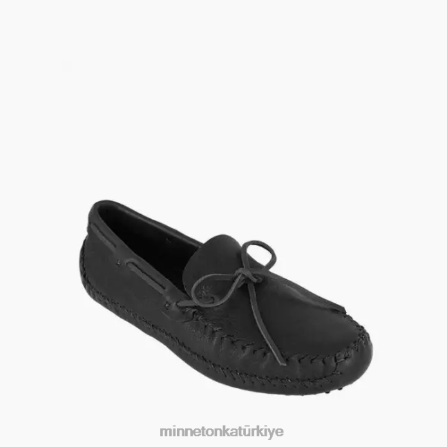 ayakkabı TR Minnetonka erkekler p.w. sürüş moc siyah F4V6V387