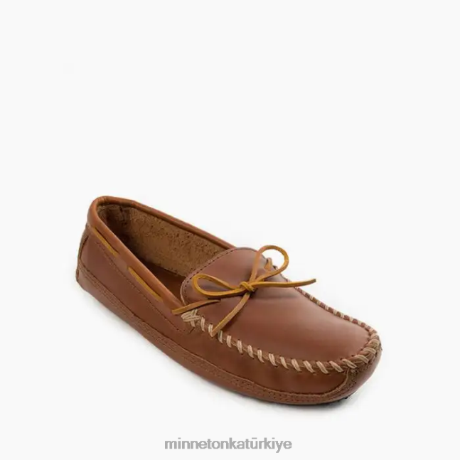 ayakkabı TR Minnetonka erkekler temel sürücü kestane F4V6V345