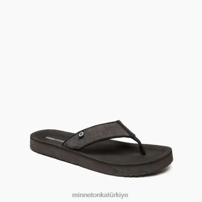 ayakkabı TR Minnetonka erkekler sağlık 1 siyah F4V6V444