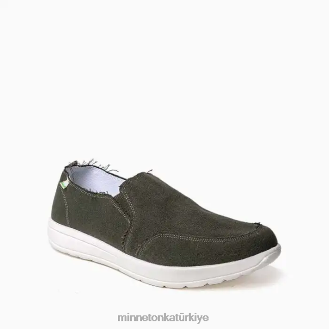 ayakkabı TR Minnetonka erkekler genişlik zeytin F4V6V352