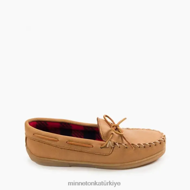ayakkabı TR Minnetonka erkekler geyik derisi polar moc doğal F4V6V438