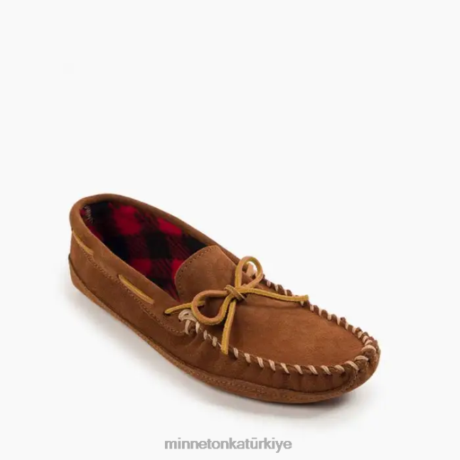 ayakkabı TR Minnetonka erkekler çift ​​alt polar kahverengi F4V6V365