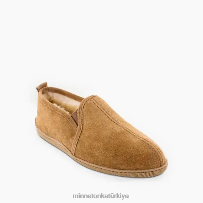ayakkabı TR Minnetonka erkekler ikiz gore koyun derisi altın bronzluk F4V6V414