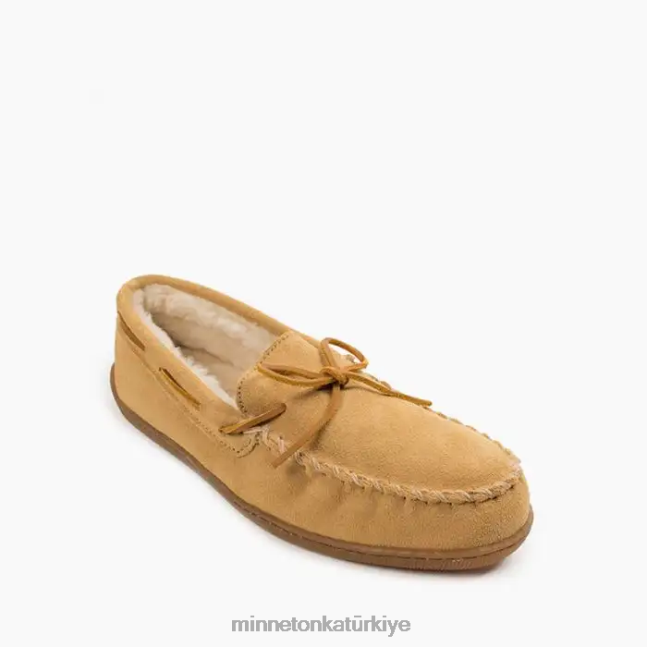 ayakkabı TR Minnetonka erkekler kazık kaplı sert taban bronzluk F4V6V400