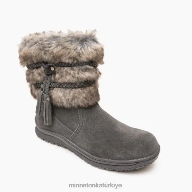 ayakkabı TR Minnetonka kadınlar everett odun kömürü F4V6V40