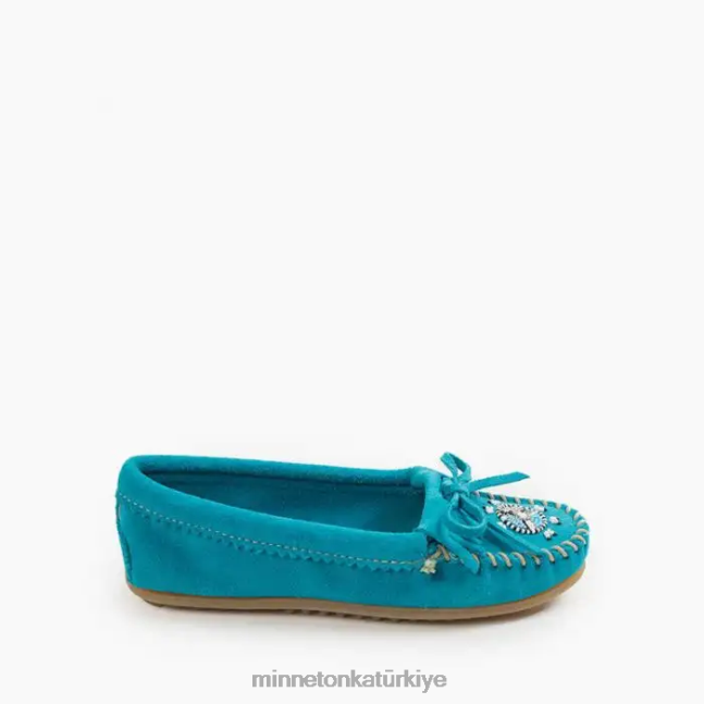 ayakkabı TR Minnetonka kadınlar benden biz moc turkuaz F4V6V145