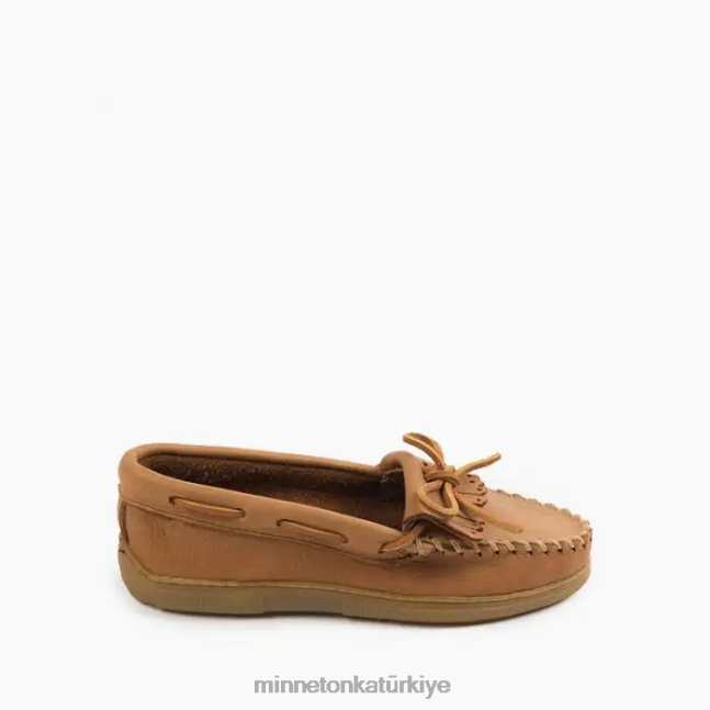 ayakkabı TR Minnetonka kadınlar geyik derisi kilty doğal F4V6V114