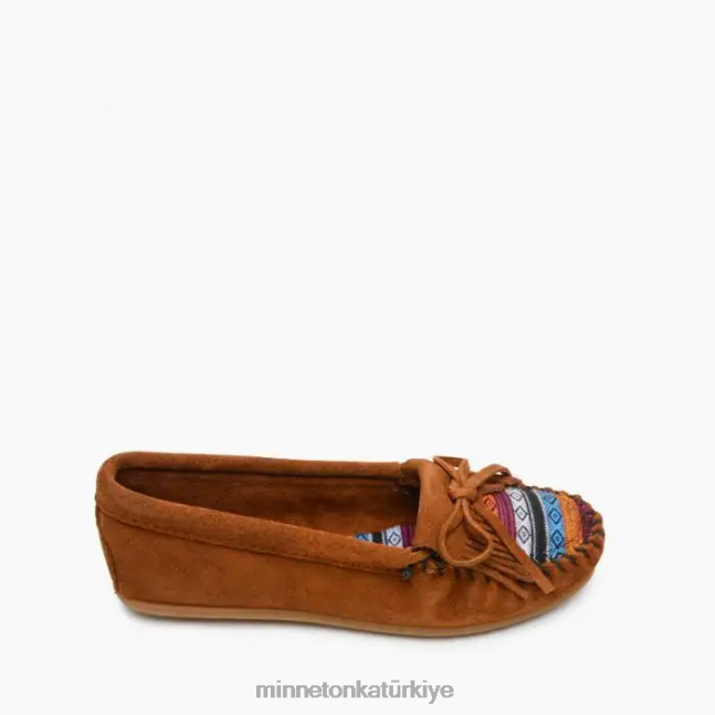 ayakkabı TR Minnetonka kadınlar kilty sert taban arizona kumaş F4V6V71