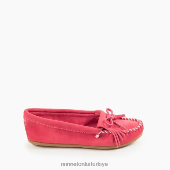 ayakkabı TR Minnetonka kadınlar kilty sert taban pembe F4V6V79