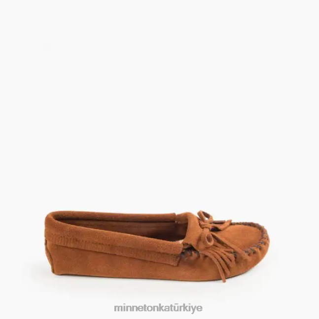 ayakkabı TR Minnetonka kadınlar kilty yumuşak taban kahverengi F4V6V91