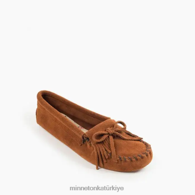 ayakkabı TR Minnetonka kadınlar kilty yumuşak taban kahverengi F4V6V91