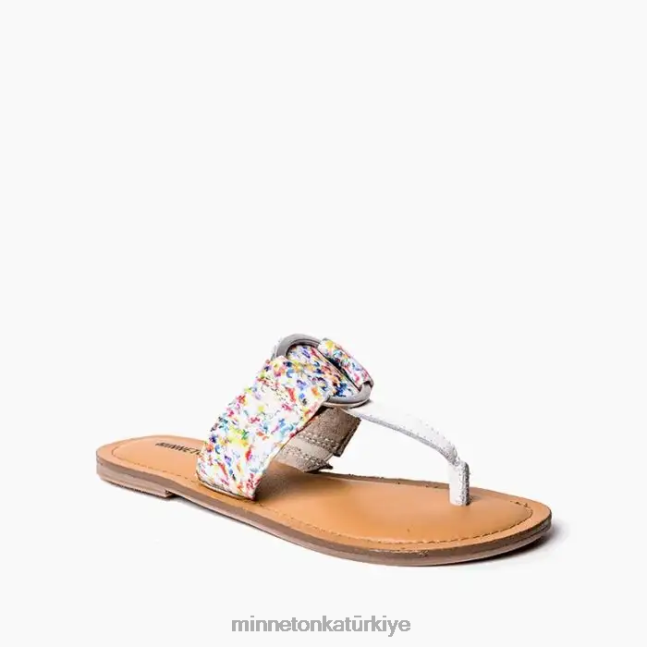 ayakkabı TR Minnetonka kadınlar Fairlea beyaz erimiş balmumu F4V6V185