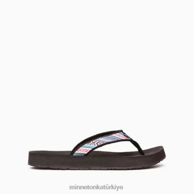 ayakkabı TR Minnetonka kadınlar dikkat mavi arizona F4V6V186