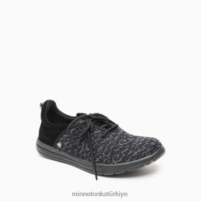 ayakkabı TR Minnetonka kadınlar eko yeniden siyah F4V6V308