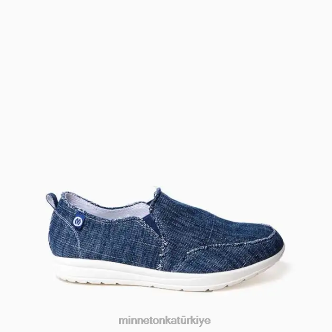 ayakkabı TR Minnetonka kadınlar genişlik Mavi kot F4V6V135