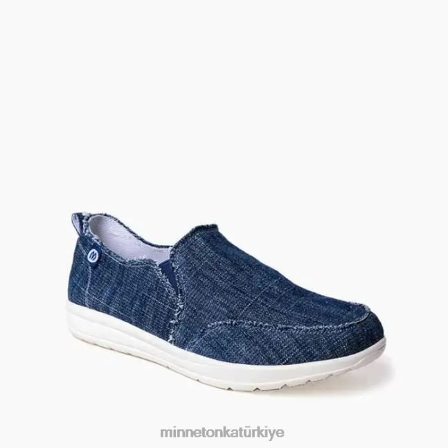 ayakkabı TR Minnetonka kadınlar genişlik Mavi kot F4V6V135