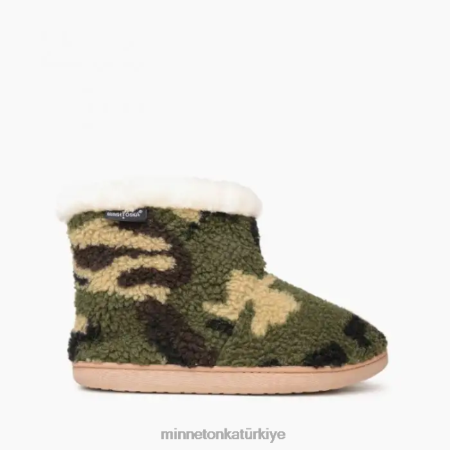 ayakkabı TR Minnetonka kadınlar Betty kamuflaj baskısı F4V6V241