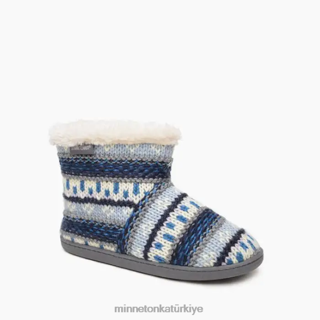 ayakkabı TR Minnetonka kadınlar Betty mavi çoklu F4V6V240
