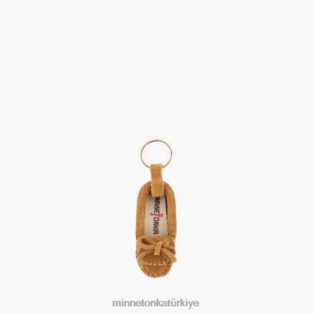 Aksesuarlar TR Minnetonka üniseks mini moc anahtarlıklar boz kahverengi F4V6V532