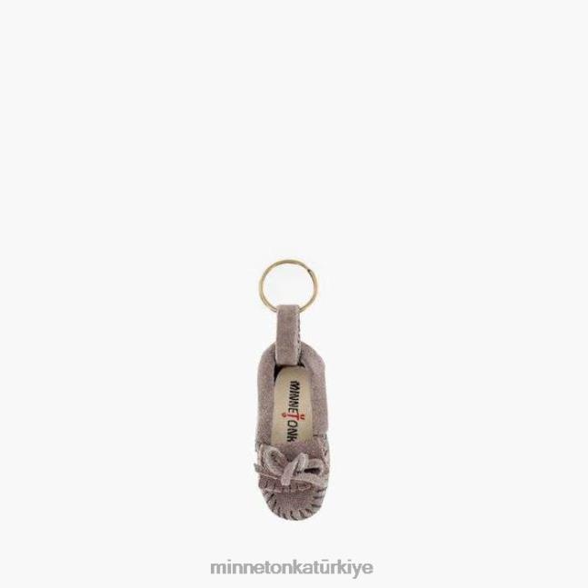 Aksesuarlar TR Minnetonka üniseks mini moc anahtarlıklar gri F4V6V531