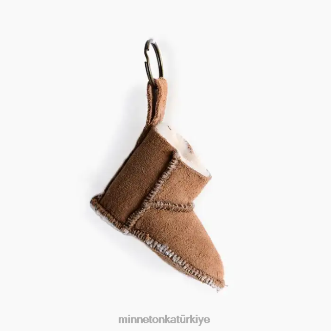 Aksesuarlar TR Minnetonka üniseks mini önyükleme anahtarlıkları bronzluk F4V6V536