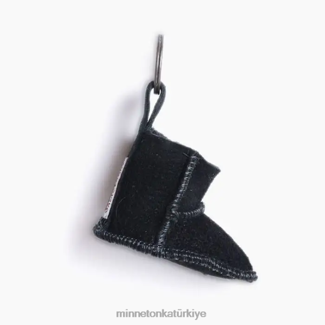 Aksesuarlar TR Minnetonka üniseks mini önyükleme anahtarlıkları siyah F4V6V533